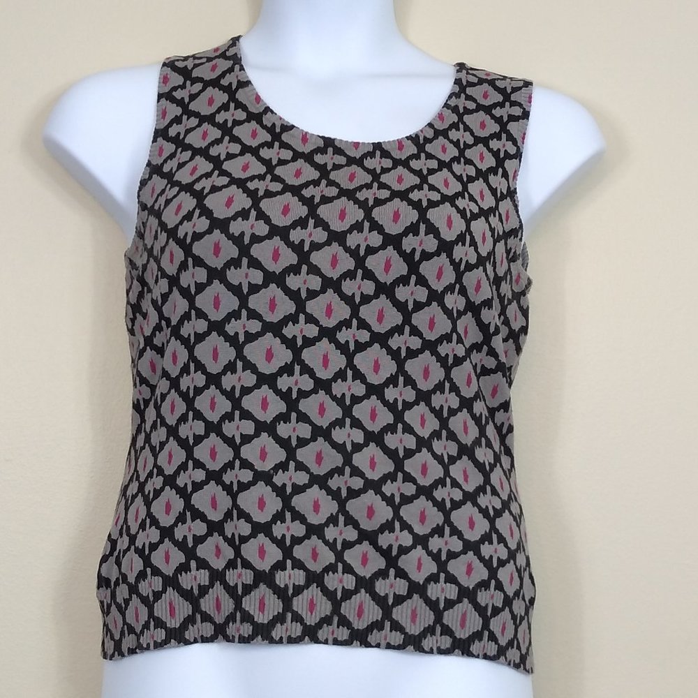 Scott Taylor Sleeveless knit top Sz L